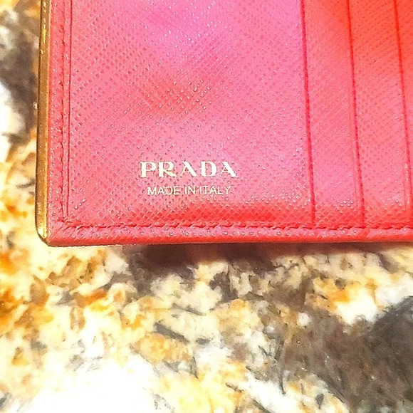 EUC 488120B V Prada Saffiano Leather Wallet - Picture 6 of 7
